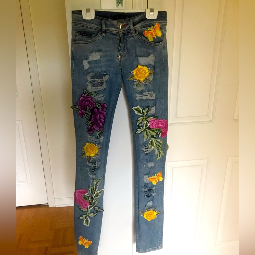 Philippe Plein Embroidery jeans